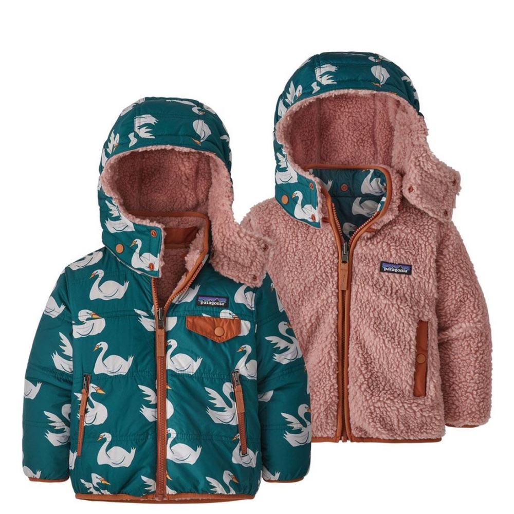 Patagonia toddler tribbles reversible winter jacket